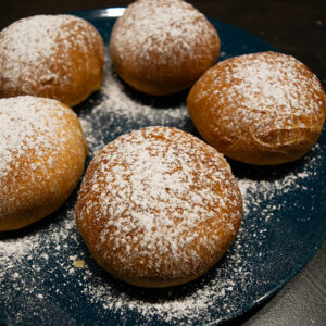 Krapfen aus der Heißluftfritteuse hauptsacheesschmeckt