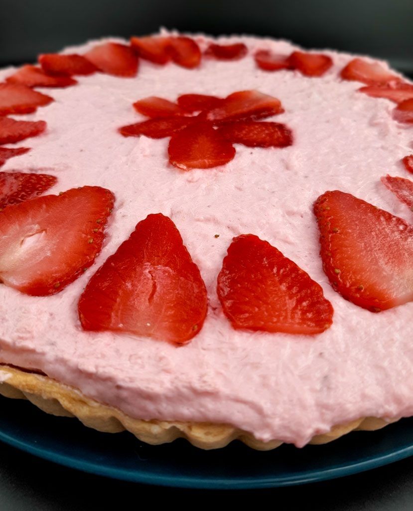 Erdbeer-Quark-Tarte Hauptsacheesschmeckt einfaches Rezept