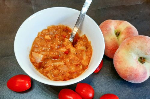 Pfirsich Chutney mit Amaretto von Hauptsacheesschmeckt