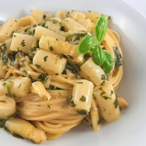 Spargel Parmesan Pasta