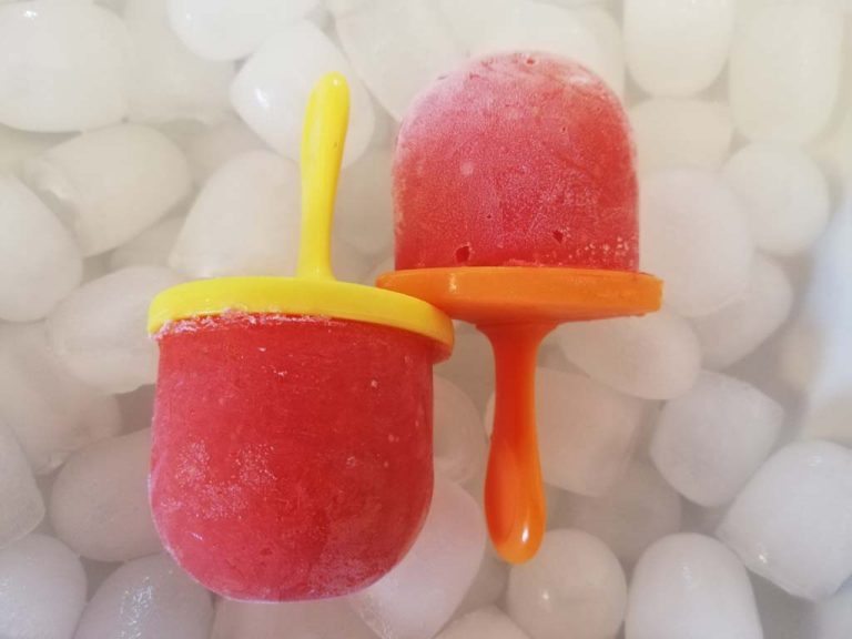 Erdbeer-Wassermelonen-Eis von hauptsacheesschmeckt