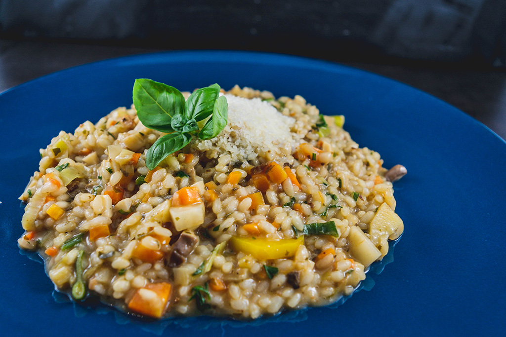 Steinpilzrisotto mit frischen Steinpilzen