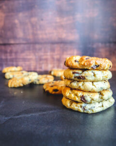 einfaches Rezept für Schoko Chip Cookies